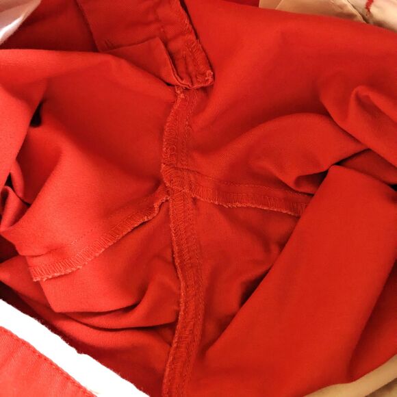 LRL Ralph Lauren Jeans Co Red Cotton Midcalf Chino Capri Womens Size 2P - Picture 12 of 12